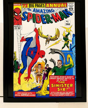 Load image into Gallery viewer, Amazing Spider-Man Annual #1 by Steve Ditko 11x14 FRAMED Marvel Comics Art Print Poster