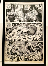 Load image into Gallery viewer, Amazing Spider-Man #67 pg. 9 John Romita 11x17 FRAMED Original Art Poster Marvel Comics