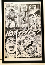 Load image into Gallery viewer, Amazing Spider-Man #75 pg. 16 John Romita 11x17 FRAMED Original Art Poster Marvel Comics