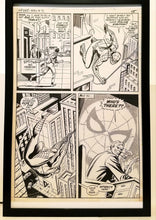 Load image into Gallery viewer, Amazing Spider-Man #71 pg. 11 John Romita 11x17 FRAMED Original Art Poster Marvel Comics