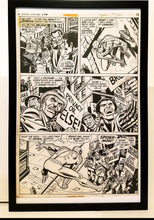 Load image into Gallery viewer, Amazing Spider-Man #106 pg. 12 John Romita 11x17 FRAMED Original Art Poster Marvel Comics
