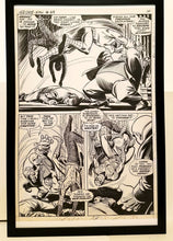Load image into Gallery viewer, Amazing Spider-Man #69 pg. 10 John Romita 11x17 FRAMED Original Art Poster Marvel Comics