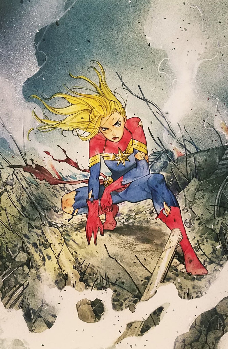 Captain Marvel by Peach Momoko 9.5x14.25 Art Print Marvel Comics