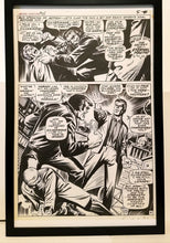 Load image into Gallery viewer, Amazing Spider-Man #75 pg. 4 John Romita 11x17 FRAMED Original Art Poster Marvel Comics