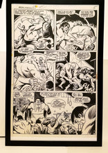 Load image into Gallery viewer, Amazing Spider-Man #68 pg. 4 John Romita 11x17 FRAMED Original Art Poster Marvel Comics