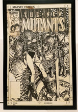 Load image into Gallery viewer, New Mutants #36 by Barry Windsor-Smith 11x17 FRAMED Original Art Poster Marvel Comics
