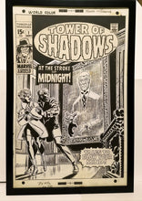 Load image into Gallery viewer, Tower of Shadows #1 by John Romita 11x17 FRAMED Original Art Poster Marvel Comics