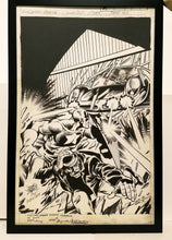 Load image into Gallery viewer, Captain America #247 by John Byrne 11x17 FRAMED Original Art Poster Marvel Comics