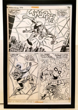 Load image into Gallery viewer, Amazing Spider-Man #106 pg. 19 John Romita 11x17 FRAMED Original Art Poster Marvel Comics
