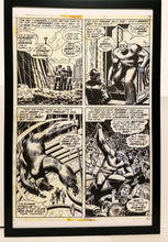 Load image into Gallery viewer, Amazing Spider-Man #110 pg. 8 John Romita 11x17 FRAMED Original Art Poster Marvel Comics