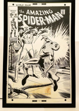 Load image into Gallery viewer, Amazing Spider-Man #82 Variant by John Romita 11x17 FRAMED Original Art Poster Marvel Comics Poster
