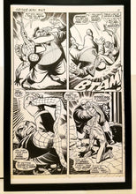 Load image into Gallery viewer, Amazing Spider-Man #69 pg. 13 John Romita 11x17 FRAMED Original Art Poster Marvel Comics