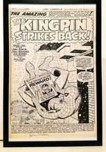Load image into Gallery viewer, Amazing Spider-Man #84 pg. 1 11x17 FRAMED Original Art Poster Marvel Comics