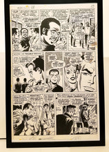 Load image into Gallery viewer, Amazing Spider-Man #68 pg. 7 John Romita 11x17 FRAMED Original Art Poster Marvel Comics