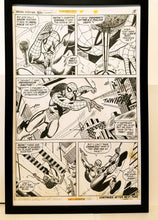 Load image into Gallery viewer, Amazing Spider-Man #106 pg. 3 John Romita 11x17 FRAMED Original Art Poster Marvel Comics
