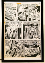 Load image into Gallery viewer, Amazing Spider-Man #106 pg. 5 John Romita 11x17 FRAMED Original Art Poster Marvel Comics
