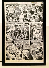 Load image into Gallery viewer, Amazing Spider-Man #68 pg. 14 John Romita 11x17 FRAMED Original Art Poster Marvel Comics