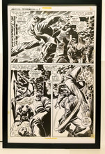 Load image into Gallery viewer, Amazing Spider-Man #108 pg. 18 John Romita 11x17 FRAMED Original Art Poster Marvel Comics