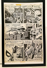 Load image into Gallery viewer, Amazing Spider-Man #109 pg. 21 John Romita 11x17 FRAMED Original Art Poster Marvel Comics