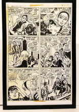 Load image into Gallery viewer, Amazing Spider-Man #110 pg. 12 John Romita 11x17 FRAMED Original Art Poster Marvel Comics