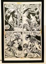 Load image into Gallery viewer, Amazing Spider-Man #111 pg. 13 John Romita 11x17 FRAMED Original Art Poster Marvel Comics