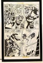 Load image into Gallery viewer, Amazing Spider-Man #110 pg. 19 John Romita 11x17 FRAMED Original Art Poster Marvel Comics