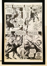Load image into Gallery viewer, Amazing Spider-Man #75 pg. 6 John Romita 11x17 FRAMED Original Art Poster Marvel Comics