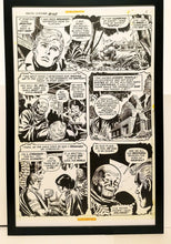 Load image into Gallery viewer, Amazing Spider-Man #108 pg. 8 John Romita 11x17 FRAMED Original Art Poster Marvel Comics