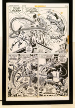 Load image into Gallery viewer, Amazing Spider-Man #113 pg. 26 11x17 FRAMED Original Art Poster Marvel Comics