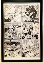 Load image into Gallery viewer, Amazing Spider-Man #84 pg. 11 11x17 FRAMED Original Art Poster Marvel Comics