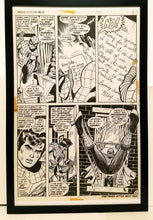 Load image into Gallery viewer, Amazing Spider-Man #111 pg. 6 John Romita 11x17 FRAMED Original Art Poster Marvel Comics