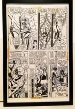 Load image into Gallery viewer, Amazing Spider-Man #115 pg. 10 John Romita 11x17 FRAMED Original Art Poster Marvel Comics
