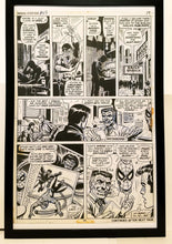 Load image into Gallery viewer, Amazing Spider-Man #113 pg. 19 11x17 FRAMED Original Art Poster Marvel Comics