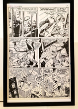 Load image into Gallery viewer, Amazing Spider-Man #84 pg. 4 11x17 FRAMED Original Art Poster Marvel Comics