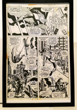 Load image into Gallery viewer, Amazing Spider-Man #112 pg. 6 John Romita 11x17 FRAMED Original Art Poster Marvel Comics