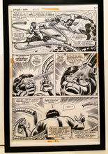 Load image into Gallery viewer, Amazing Spider-Man #113 pg. 5 11x17 FRAMED Original Art Poster Marvel Comics