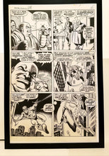 Load image into Gallery viewer, Amazing Spider-Man #68 pg. 5 John Romita 11x17 FRAMED Original Art Poster Marvel Comics