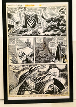 Load image into Gallery viewer, Amazing Spider-Man #109 pg. 19 John Romita 11x17 FRAMED Original Art Poster Marvel Comics