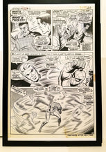 Load image into Gallery viewer, Amazing Spider-Man #71 pg. 18 John Romita 11x17 FRAMED Original Art Poster Marvel Comics