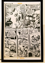 Load image into Gallery viewer, Amazing Spider-Man #106 pg. 8 John Romita 11x17 FRAMED Original Art Poster Marvel Comics