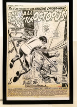 Load image into Gallery viewer, Amazing Spider-Man #113 pg. 1 11x17 FRAMED Original Art Poster Marvel Comics