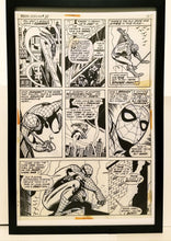 Load image into Gallery viewer, Amazing Spider-Man #111 pg. 7 John Romita 11x17 FRAMED Original Art Poster Marvel Comics