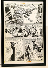 Load image into Gallery viewer, Amazing Spider-Man #108 pg. 12 John Romita 11x17 FRAMED Original Art Poster Marvel Comics