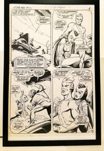 Load image into Gallery viewer, Amazing Spider-Man #71 pg. 5 John Romita 11x17 FRAMED Original Art Poster Wandavision