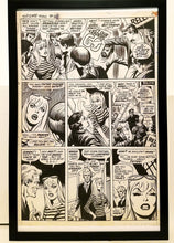 Load image into Gallery viewer, Amazing Spider-Man #69 pg. 6 John Romita 11x17 FRAMED Original Art Poster Marvel Comics