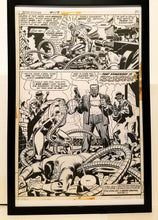 Load image into Gallery viewer, Amazing Spider-Man #113 pg. 31 by John Romita 11x17 FRAMED Original Art Poster Marvel Comics