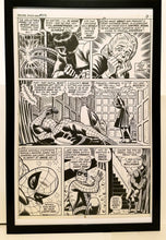 Load image into Gallery viewer, Amazing Spider-Man #115 pg. 5 John Romita 11x17 FRAMED Original Art Poster Marvel Comics