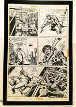 Load image into Gallery viewer, Amazing Spider-Man #112 pg. 19 John Romita 11x17 FRAMED Original Art Poster Marvel Comics