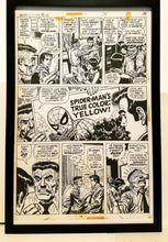 Load image into Gallery viewer, Amazing Spider-Man #112 pg. 14 John Romita 11x17 FRAMED Original Art Poster Marvel Comics