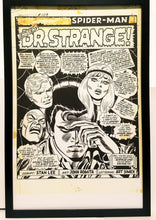 Load image into Gallery viewer, Amazing Spider-Man #109 pg. 1 John Romita 11x17 FRAMED Original Art Poster Marvel Comics